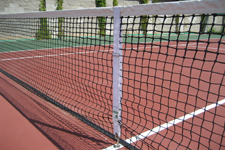 Центральная лента для стягивания теннисной сетки