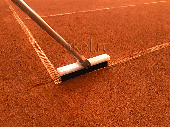 Щётка для теннисных кортов