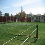 открытый теннисный корт покрытие искусственная трава