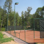 открытый теннисный корт покрытие теннисит