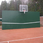 Бетонная стенка для игры в теннис